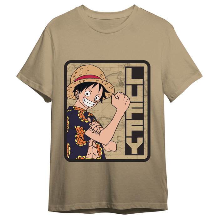 TOEI ANIMATION Camiseta One Piece Monkey D. Luffy Anime Adulto Talla L - 100% Algodón 165gr TOEI ANIMATION Camiseta One Piece Monkey D. Luffy Anime Adulto Talla L - 100% Algodón 165gr