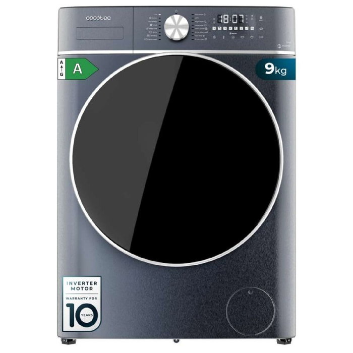 Cecotec Lavadora 8 kg 1400 rpm Bolero DressCode 8800 Inverter Azul acero inoxidable Cecotec Lavadora 8 kg 1400 rpm Bolero DressCode 8800 Inverter Azul acero inoxidable