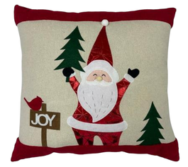 DKD Home Decor Set de 4 Cojines de Poliéster Crema 40x10x40 cm