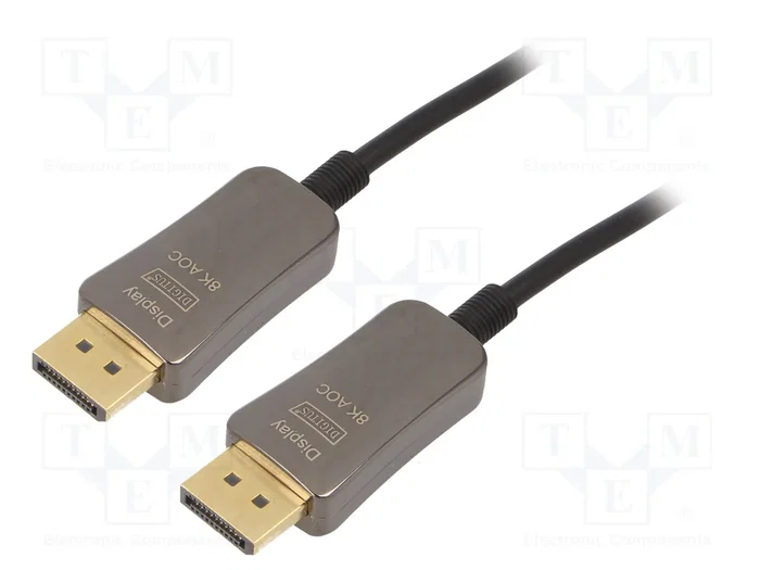 Digitus Cable DisplayPort AOC Híbrido de Fibra Óptica UHD 8K, 10 m Digitus Cable DisplayPort AOC Híbrido de Fibra Óptica UHD 8K, 10 m