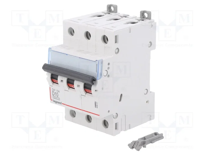LEGRAND Interruptor magnetotérmico S310 TX 3 polos 10A Caract D LEGRAND Interruptor magnetotérmico S310 TX 3 polos 10A Caract D