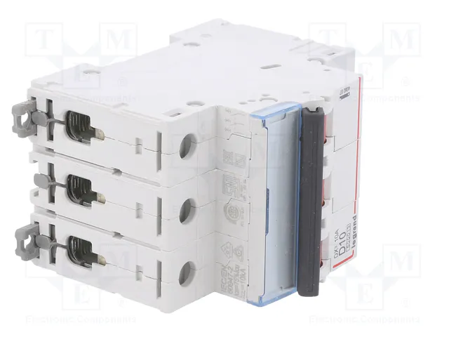 LEGRAND Interruptor magnetotérmico S310 TX 3 polos 10A Caract D LEGRAND Interruptor magnetotérmico S310 TX 3 polos 10A Caract D