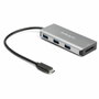 Startech Hub USB-C 10Gbps de 3 Puertos con Lector de Tarjetas SD - HB31C3ASDMB - Hub 1x USB-C + 3x USB-A