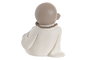 DKD Home Decor Surtido de 3 Figuras de Monje en Resina