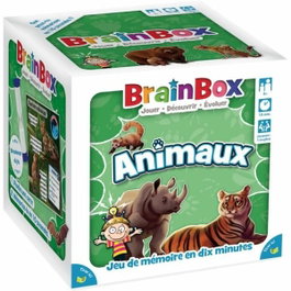 Asmodee BrainBox Animales - Juego de observación y memoria