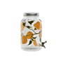 DKD Home Decor Dispensador Bebidas Basicos Mediterraneo Amarillo 5l 24 x 30.5 x 18 cm