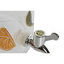 DKD Home Decor Dispensador Bebidas Basicos Mediterraneo Amarillo 5l 24 x 30.5 x 18 cm