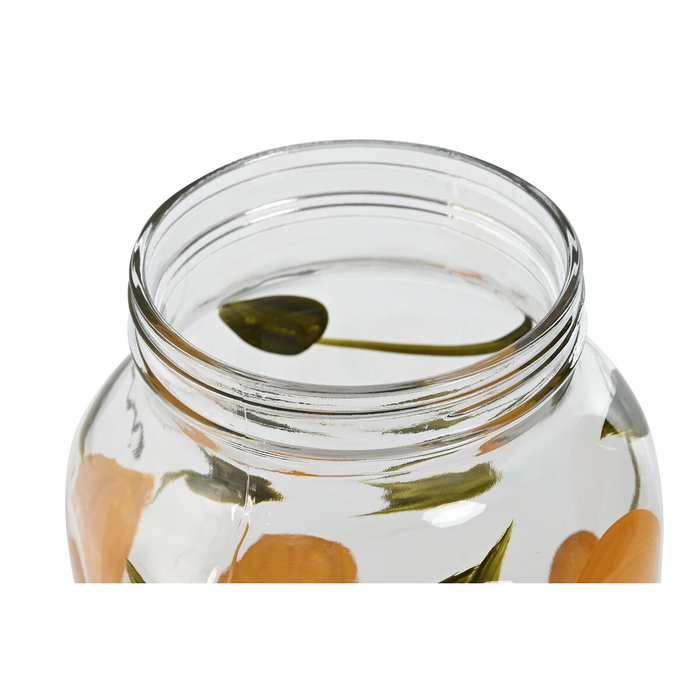 DKD Home Decor Dispensador Bebidas Basicos Mediterraneo Amarillo 5l 24 x 30.5 x 18 cm