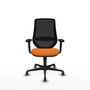 PIQUERAS Y CRESPO Silla de oficina Mardos Naranja y Negro