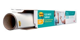 Post-It Rollo Superficie Adhesiva Borrado en Seco Super Sticky Flex Write Blanco 1,219x1,829m 7100198315