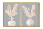 DKD Home Decor Cuadro Lienzo PS 50x4x70 Jarrón Enmarcado Surtido de 2