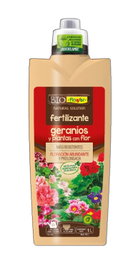 FLOWER Fertilizante Ecológico para Geranios y Plantas con Flor 1 L