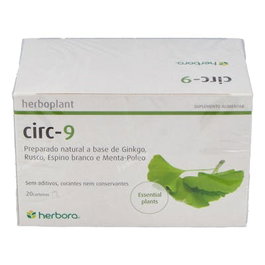 HERBORA Inf.Herboplant Circ Nº 9 20 Sobres - Infusión para Piernas Cansadas con Ginkgo, Rusco, Espino Blanco y Menta-Poleo - Favorece la Circulación Sanguínea