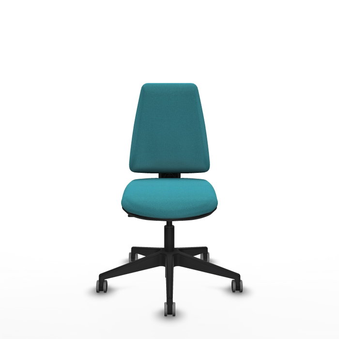 PIQUERAS Y CRESPO Silla de oficina Elche Turquesa sin brazos PIQUERAS Y CRESPO Silla de oficina Elche Turquesa sin brazos