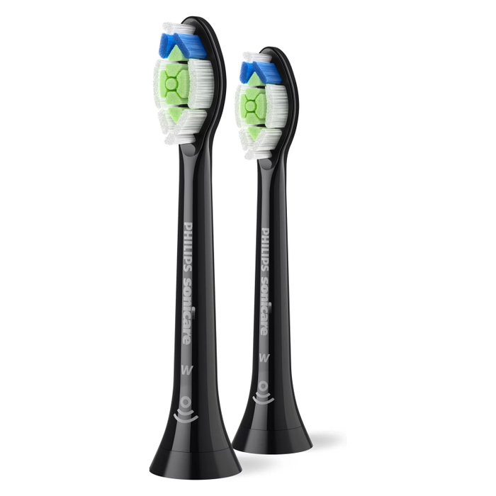 Philips Sonicare Optimal White HX6062/88, Pack de 2, Negro