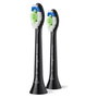 Philips Sonicare Optimal White HX6062/88, Pack de 2, Negro