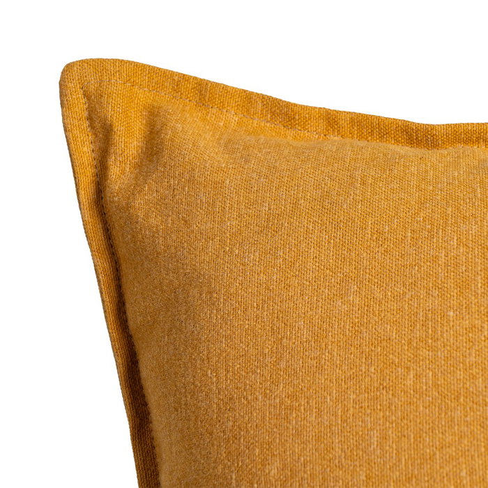 Cojín Ocre 85%Algodón-15%Lino Decoración 60 X 60 cm