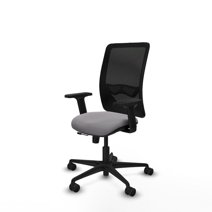 PIQUERAS Y CRESPO Silla de oficina Zulema Gris y Negro