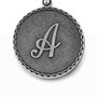 Alex And Ani Pulsera con Letra A en Gris Metal
