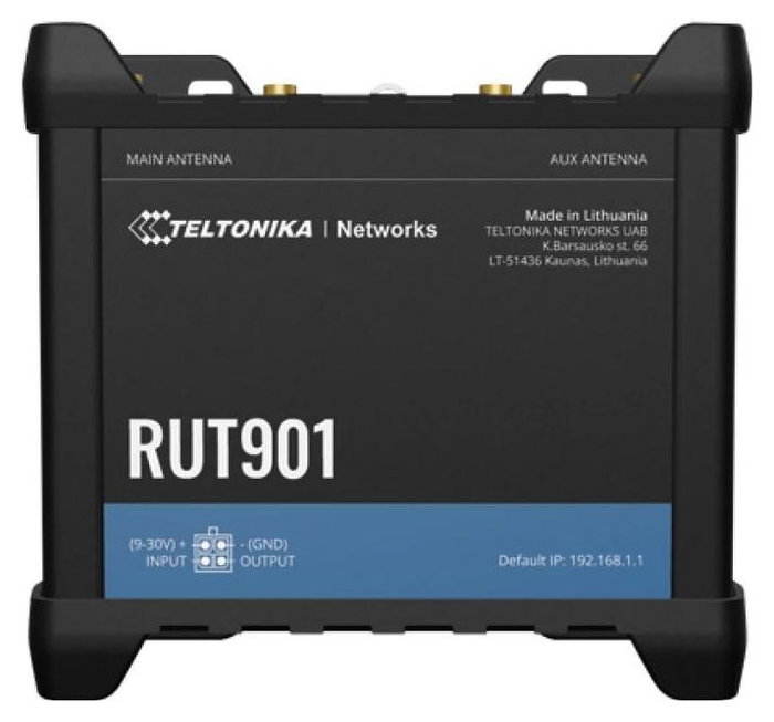 Teltonika RUT901 Router de red móvil Industrial LTE WiFi Teltonika RUT901 Router de red móvil Industrial LTE WiFi