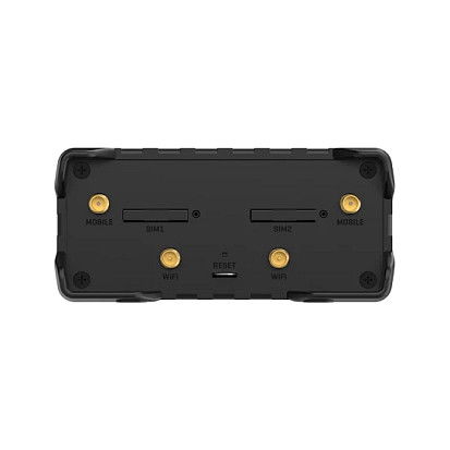 Teltonika RUT901 Router Industrial LTE WiFi 4G Dual SIM 10/100 Mbps Aluminio Negro
