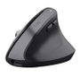 Trust BAYO+ Ratón Vertical Inalámbrico Negro 800-2400 DPI Recargable USB-C Bluetooth 2.4GHz