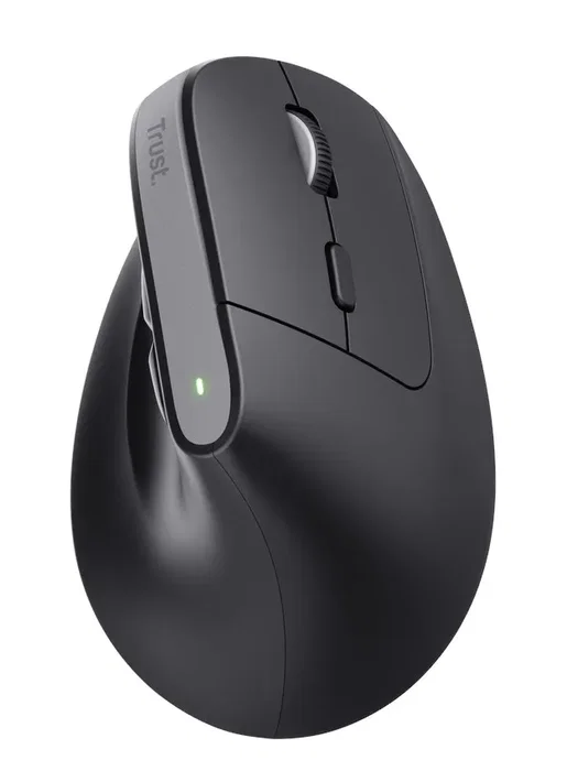 Trust BAYO+ Ratón Vertical Inalámbrico Negro 800-2400 DPI Recargable USB-C Bluetooth 2.4GHz Trust BAYO+ Ratón Vertical Inalámbrico Negro 800-2400 DPI Recargable USB-C Bluetooth 2.4GHz