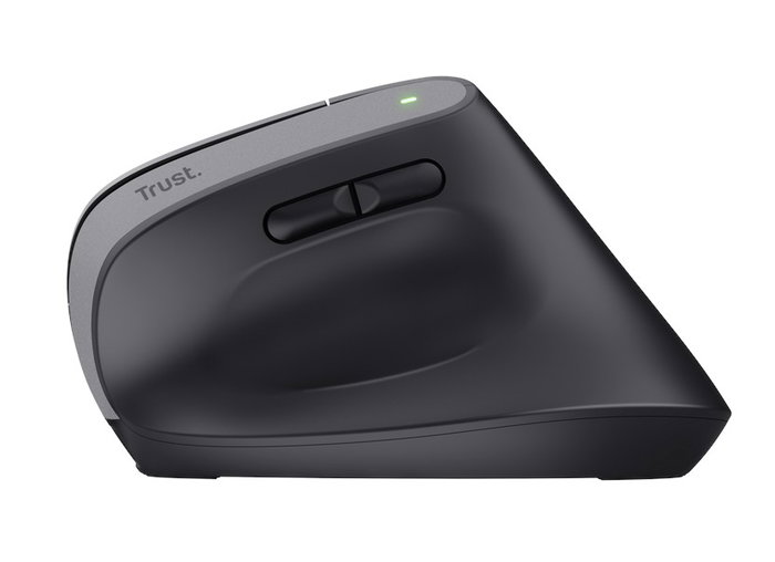 Trust BAYO+ Ratón Vertical Inalámbrico Negro 800-2400 DPI Recargable USB-C Bluetooth 2.4GHz Trust BAYO+ Ratón Vertical Inalámbrico Negro 800-2400 DPI Recargable USB-C Bluetooth 2.4GHz
