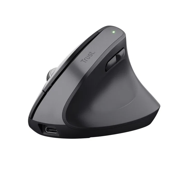 Trust Bayo+ Ratón Vertical Ergonómico Inalámbrico Negro