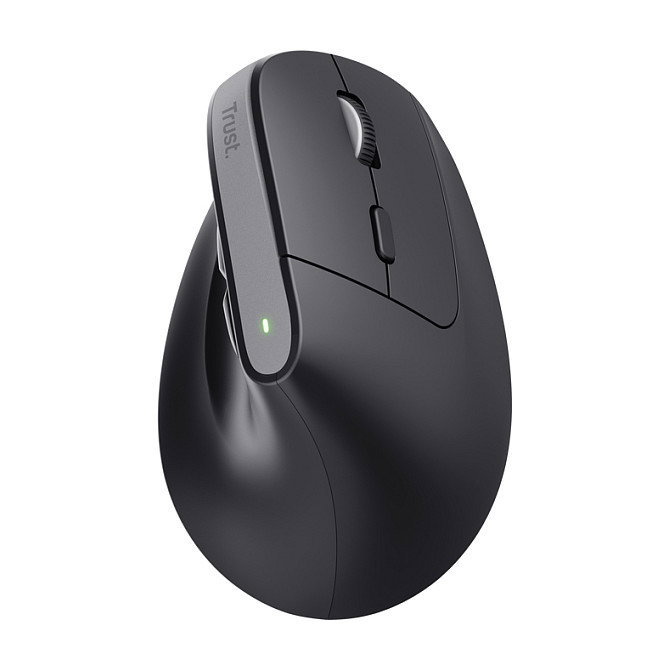 Trust Bayo+ Ratón Vertical Ergonómico Inalámbrico Negro