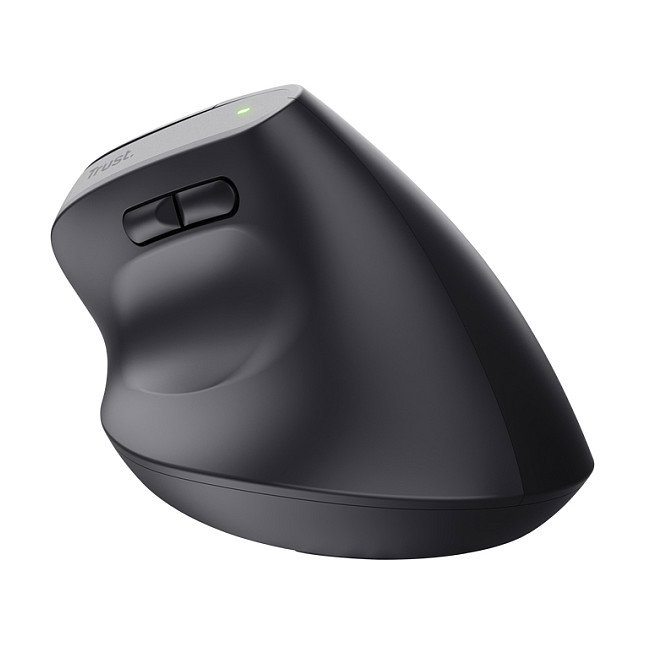 Trust Bayo+ Ratón Vertical Ergonómico Inalámbrico Negro