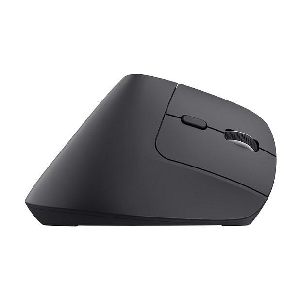 Trust Bayo+ Ratón Vertical Ergonómico Inalámbrico Negro