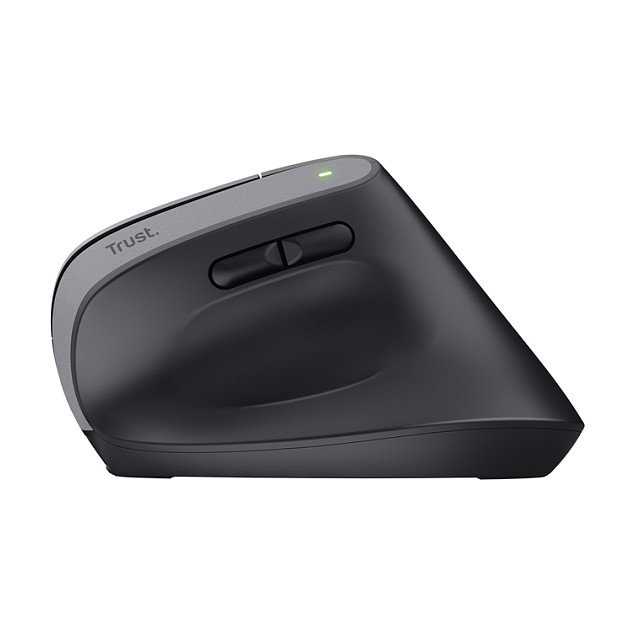 Trust Bayo+ Ratón Vertical Ergonómico Inalámbrico Negro