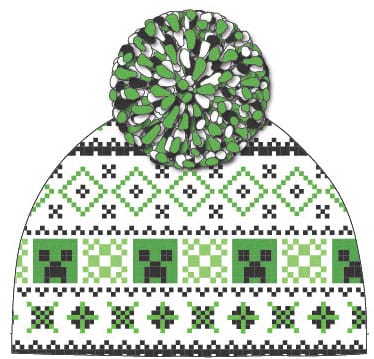 Minecraft Gorro Pom-Pom Minecraft Gorro Pom-Pom