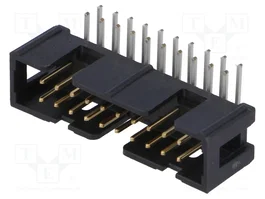 3M Conector IDC de 20 pines, angulado 90°, serie 2500