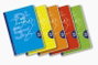 Lamela Libreta Grapada A4 Cuadrovía 4mm con Margen, Set de 5