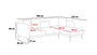 Atelier Del Sofa Venus L Sofá Cama Esquinero Gris 265x163x80 cm, Cama 240x90 cm