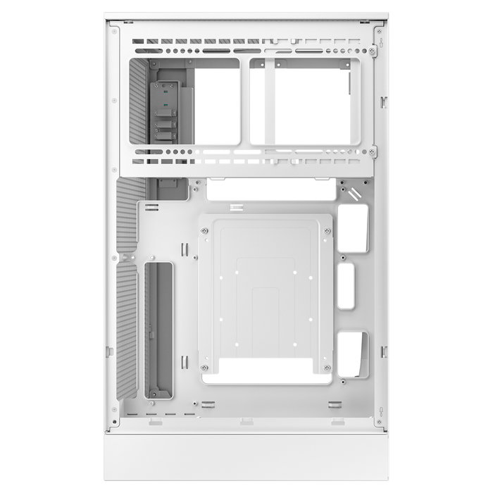 DeepCool CH270 Digital White Caja PC Mini Torre, Cristal Templado, Factor micro ATX/Mini-ITX, 17.4 cm Altura CPU, 41.3 cm GPU