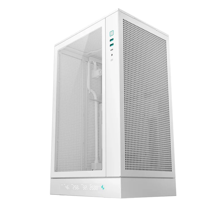Deepcool CH270 Digital WH Blanco con Vidrio Templado Deepcool CH270 Digital WH Blanco con Vidrio Templado