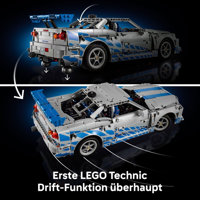 LEGO Technic 42210 Nissan Skyline GT-R (R34) 2 Fast 2 Furious Car LEGO Technic 42210 Nissan Skyline GT-R (R34) 2 Fast 2 Furious Car
