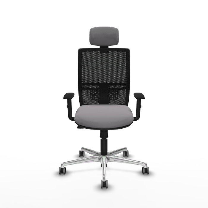PIQUERAS Y CRESPO Silla de oficina Yunquera con mecanismo Sincro/Traslack, Gris y Negro PIQUERAS Y CRESPO Silla de oficina Yunquera con mecanismo Sincro/Traslack, Gris y Negro