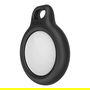 Belkin Llavero F8W974btBLK para Apple AirTag - Funda Protectora con Correa, Resistente a Rayones, Color Negro
