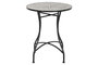 DKD Home Decor Mesa Terraza y Jardín Multicolor Negro Metal Cerámica 60x60x72 cm