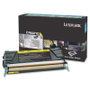 Lexmark C746A1YG Cartucho de tóner amarillo para C746 y C748