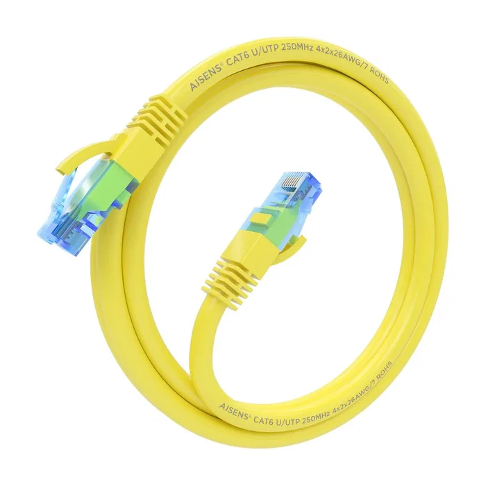 Aisens Cable de Red RJ45 Cat.6 UTP AWG26 CCA 1m Amarillo