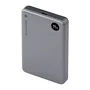 Batería Externa Power Bank 10000 mAh, Cargador Inalámbrico 15W con Pantalla, Gris, 3 Puertos (USB-C/Magnético), CP10SLBL7178