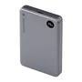 Batería Externa Power Bank 10000 mAh, Cargador Inalámbrico 15W con Pantalla, Gris, 3 Puertos (USB-C/Magnético), CP10SLBL7178