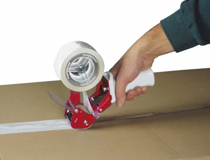 Q-connect Cinta Adhesiva de Polipropileno Blanca para Embala, Precinto 66 m x 50 mm (45 micras) - Cierre de Cajas