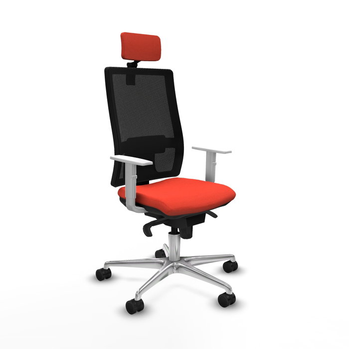 PIQUERAS Y CRESPO Silla de oficina Horna con Mecanismo Sincro, Naranja oscuro y Negro PIQUERAS Y CRESPO Silla de oficina Horna con Mecanismo Sincro, Naranja oscuro y Negro