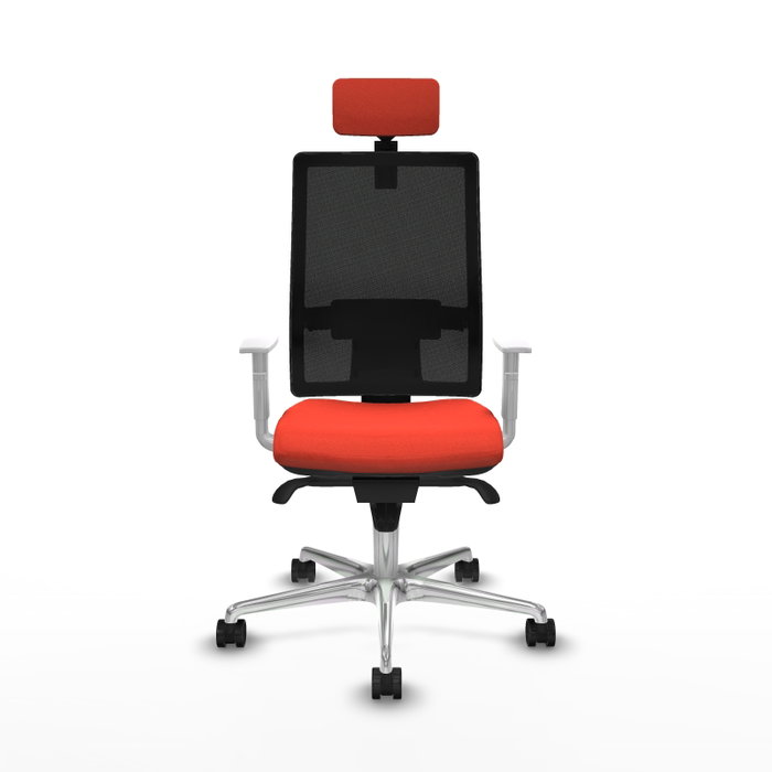 PIQUERAS Y CRESPO Silla de oficina Horna con Mecanismo Sincro, Naranja oscuro y Negro PIQUERAS Y CRESPO Silla de oficina Horna con Mecanismo Sincro, Naranja oscuro y Negro